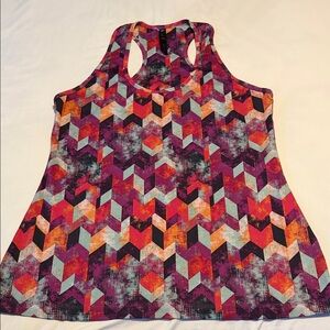 Lukka Multicolor Geometric Tank Top